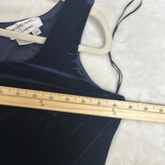 Adrianna Papell Royal Blue Square Neck Long Sleeve Gown with Jacket - Picture 8 of 15